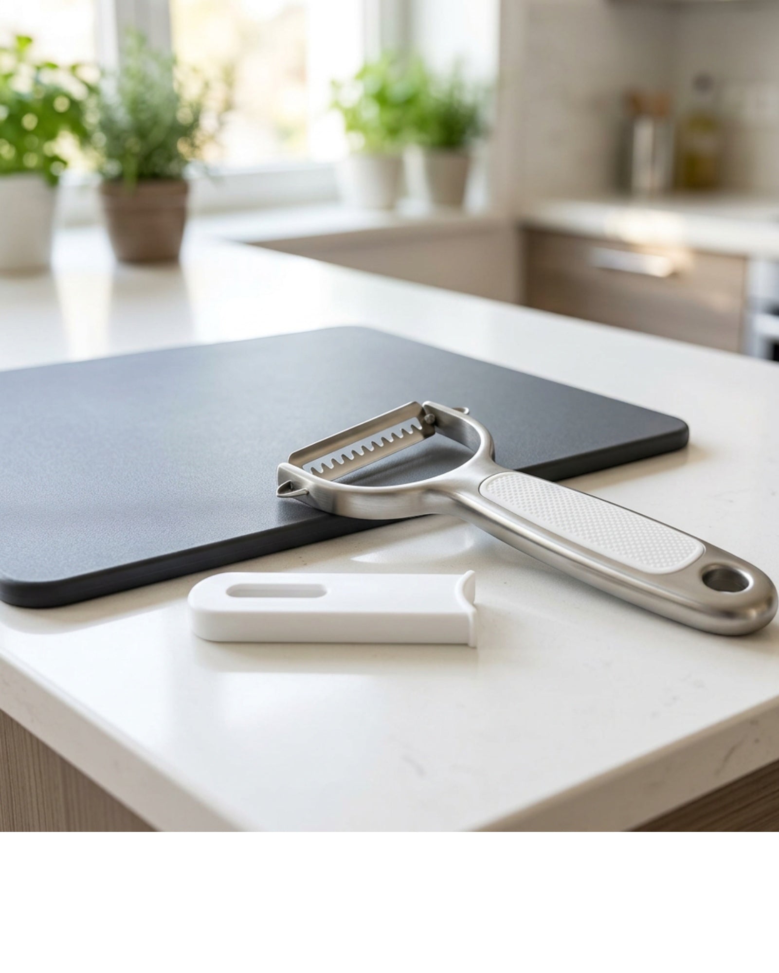 Zoaos Wide Julienne Peeler with 10 Teeth 18 cm - Lifestyle view