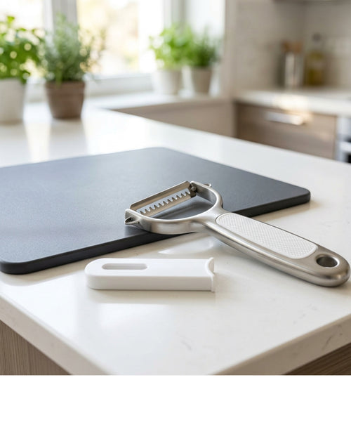Zoaos Wide Julienne Peeler with 10 Teeth 18 cm - Lifestyle view